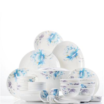 激情性爱日B48头聆听花开骨瓷礼品餐具套装
